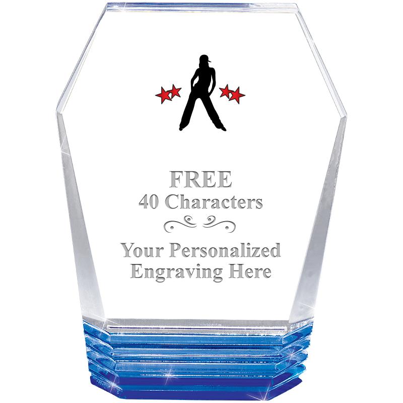 5" MONUMENT BLUE ROCKWELL ACRY