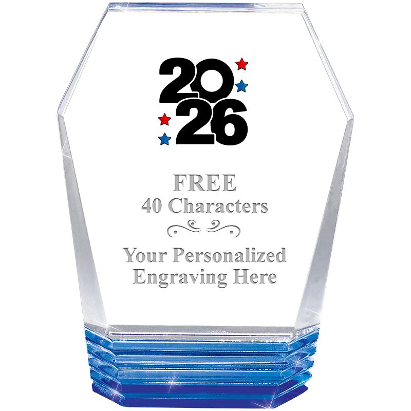 5" MONUMENT BLUE ROCKWELL ACRY