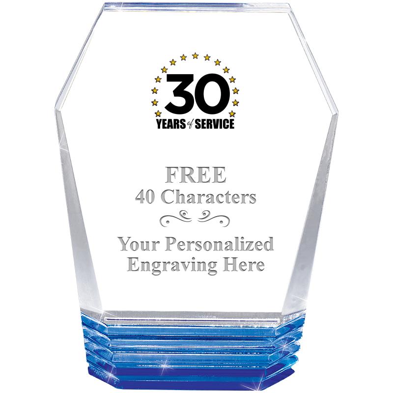 5" MONUMENT BLUE ROCKWELL ACRY