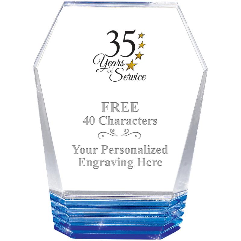 5" MONUMENT BLUE ROCKWELL ACRY