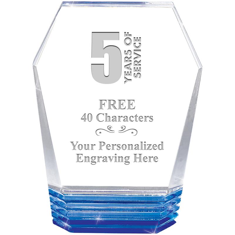 5" MONUMENT BLUE ROCKWELL ACRY