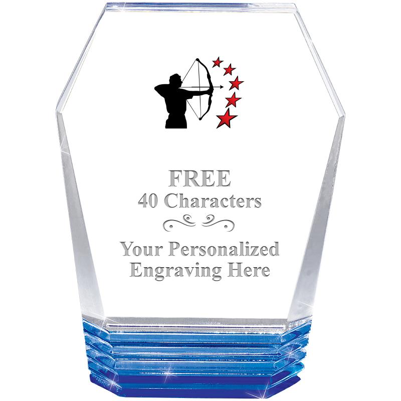 5" MONUMENT BLUE ROCKWELL ACRY