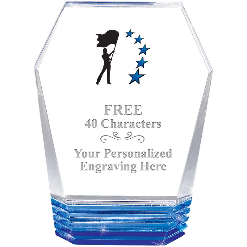 5" MONUMENT BLUE ROCKWELL ACRY