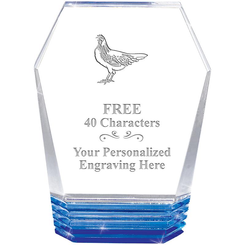 5" MONUMENT BLUE ROCKWELL ACRY