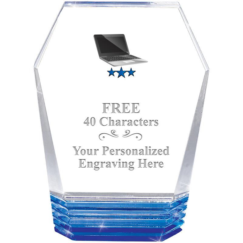 5" MONUMENT BLUE ROCKWELL ACRY