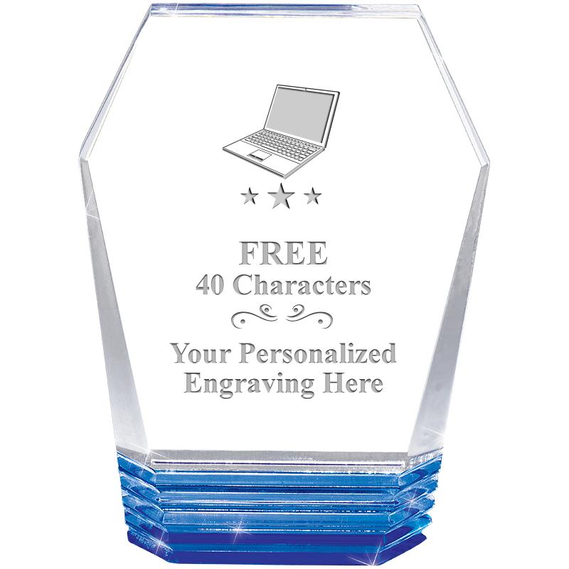 5" MONUMENT BLUE ROCKWELL ACRY