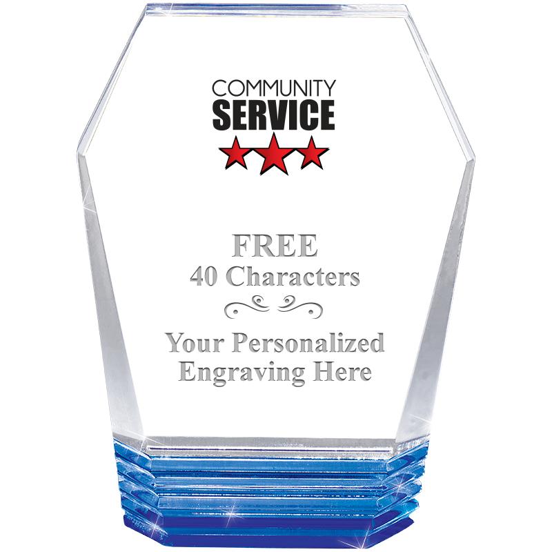 5" MONUMENT BLUE ROCKWELL ACRY