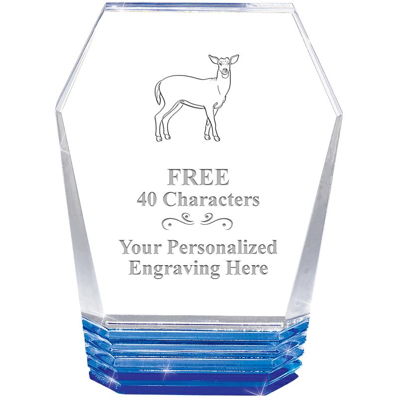 5" MONUMENT BLUE ROCKWELL ACRY