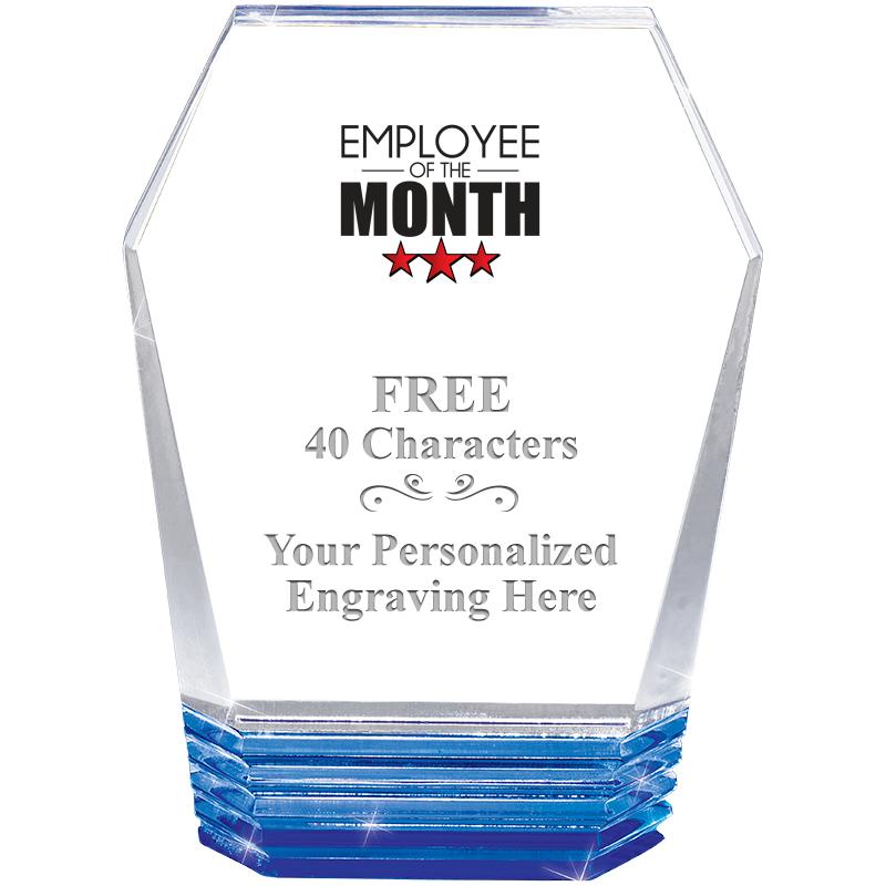 5" MONUMENT BLUE ROCKWELL ACRY