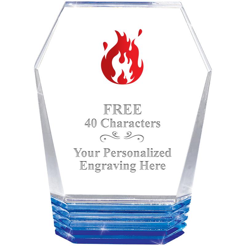 5" MONUMENT BLUE ROCKWELL ACRY