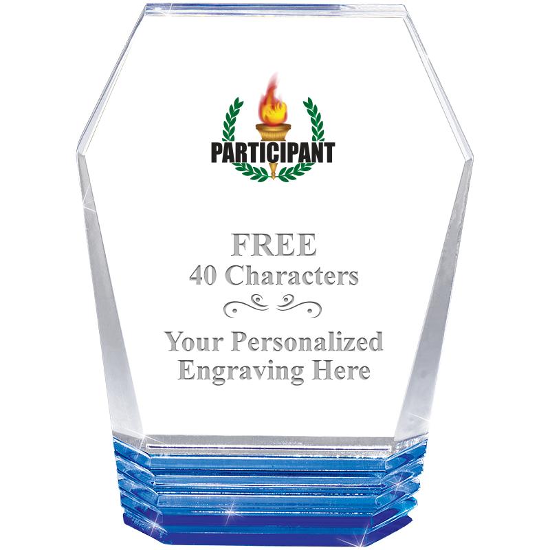 5" MONUMENT BLUE ROCKWELL ACRY