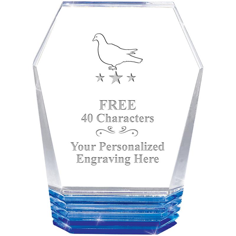 5" MONUMENT BLUE ROCKWELL ACRY