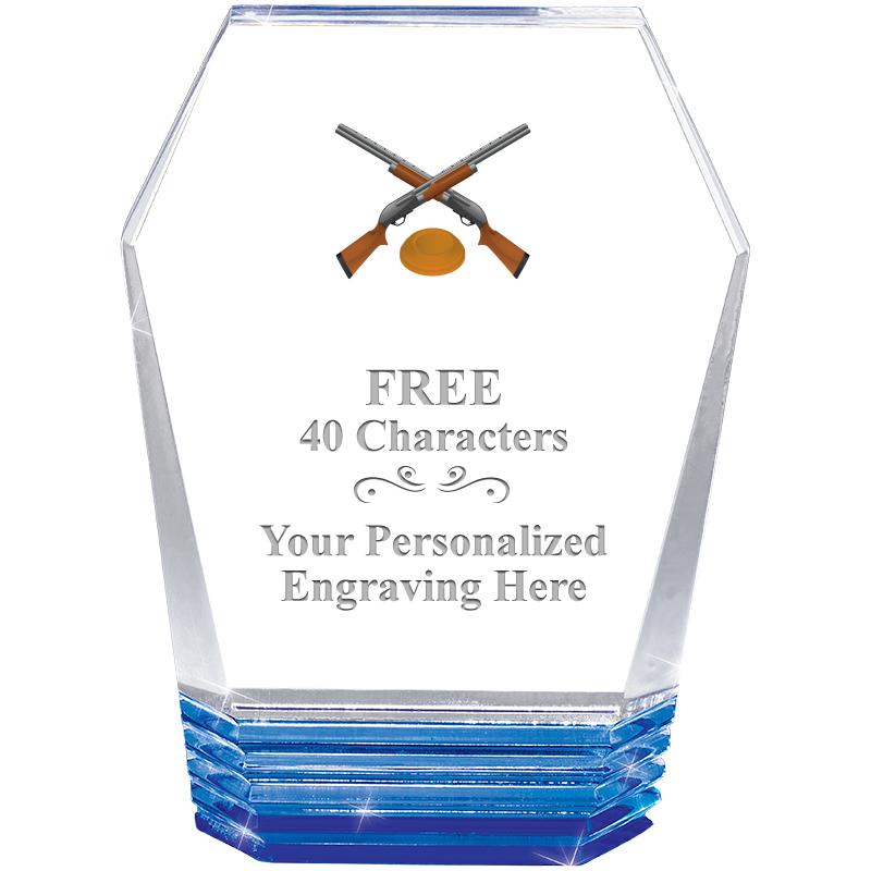 5" MONUMENT BLUE ROCKWELL ACRY