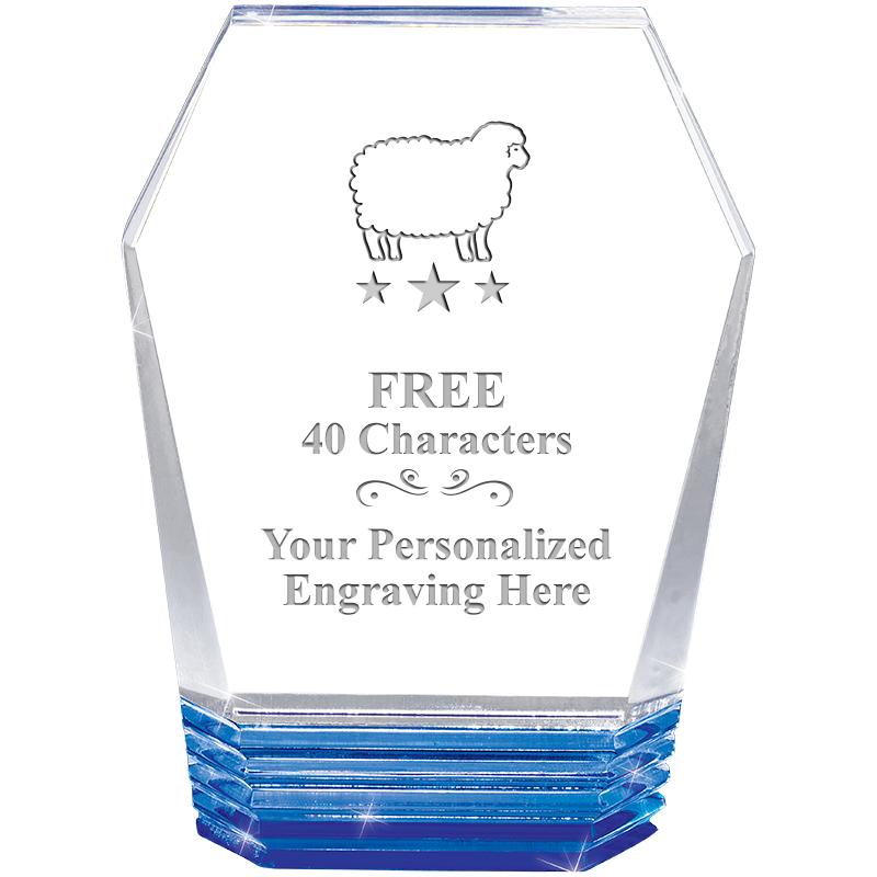 5" MONUMENT BLUE ROCKWELL ACRY