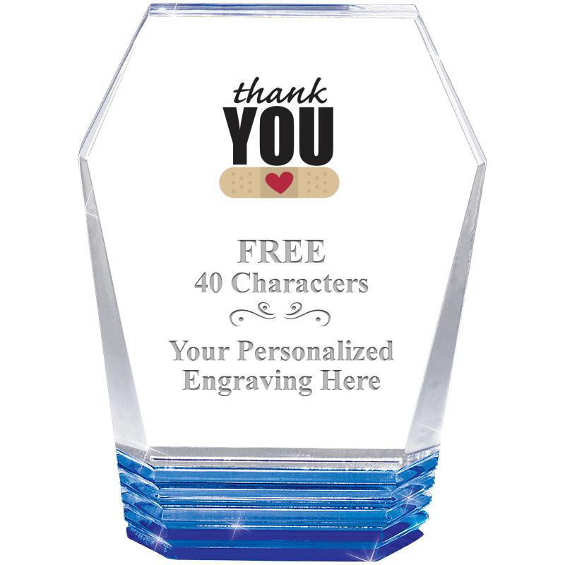 5" MONUMENT BLUE ROCKWELL ACRY