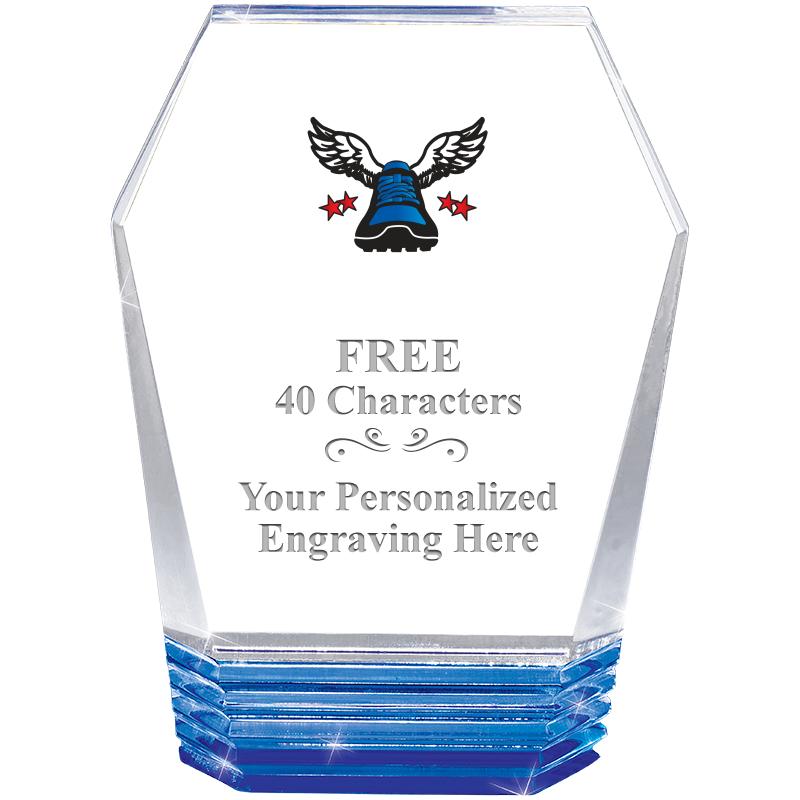 5" MONUMENT BLUE ROCKWELL ACRY