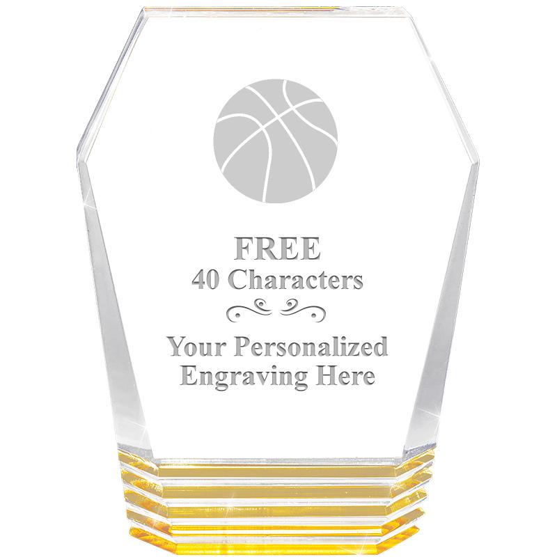 5" MONUMENT GOLD ROCKWELL ACRY