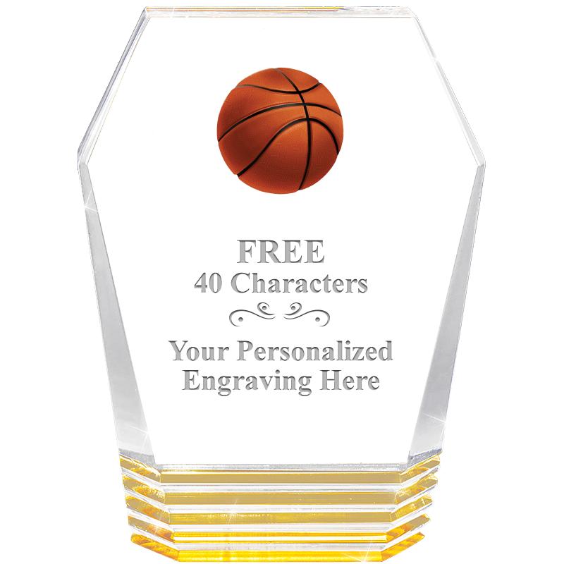 5" MONUMENT GOLD ROCKWELL ACRY