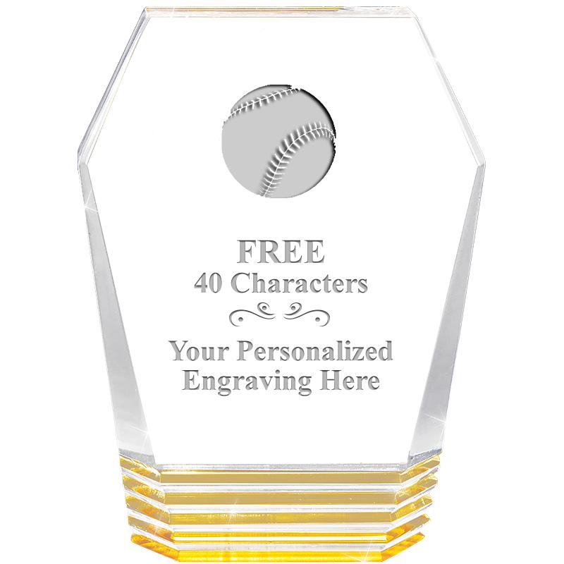 5" MONUMENT GOLD ROCKWELL ACRY