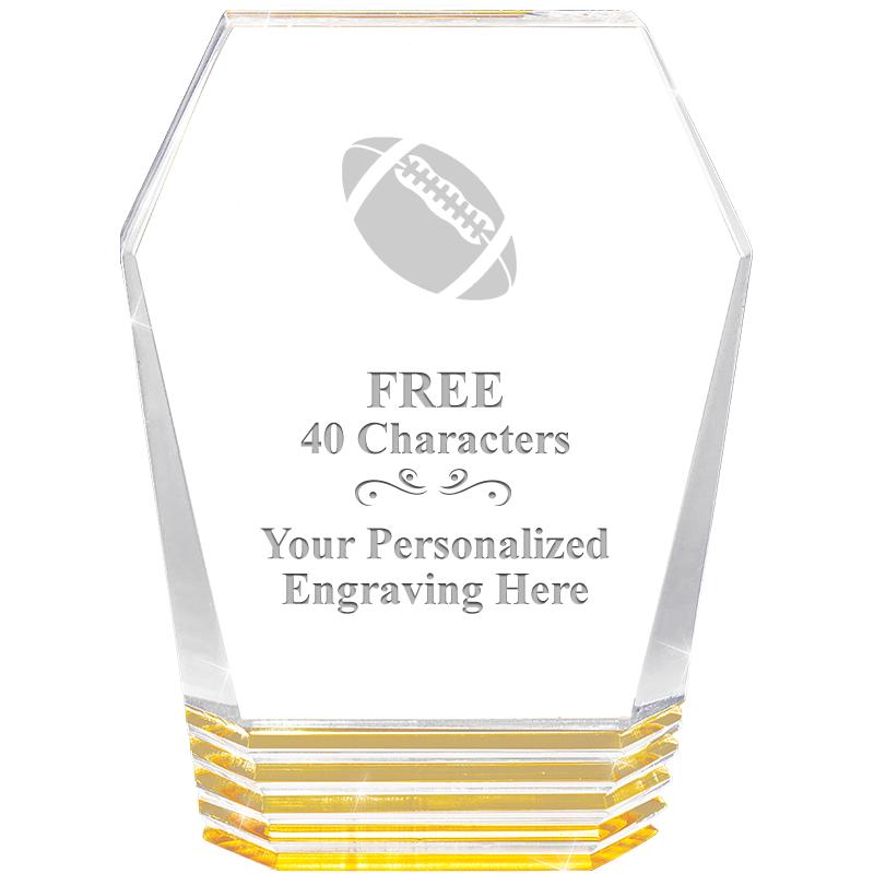 5" MONUMENT GOLD ROCKWELL ACRY