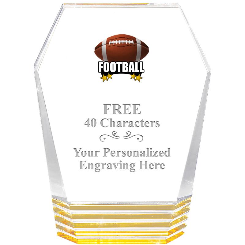 5" MONUMENT GOLD ROCKWELL ACRY