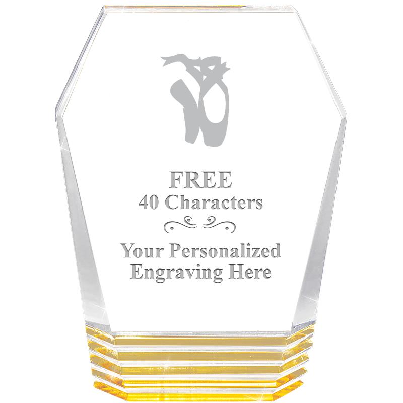 5" MONUMENT GOLD ROCKWELL ACRY