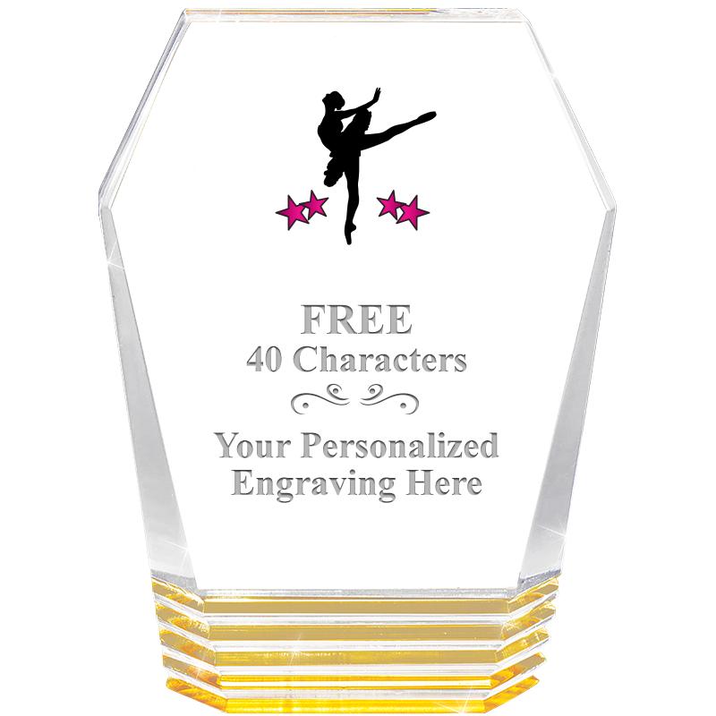 5" MONUMENT GOLD ROCKWELL ACRY