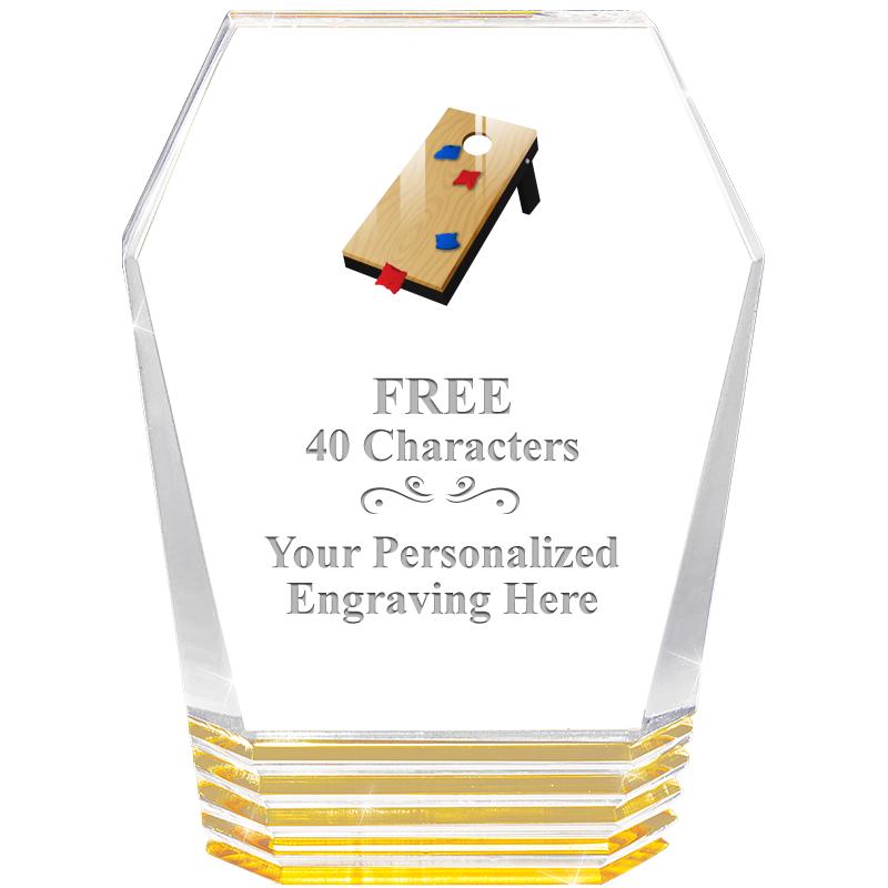 5" MONUMENT GOLD ROCKWELL ACRY