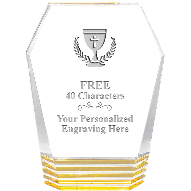 5" MONUMENT GOLD ROCKWELL ACRY