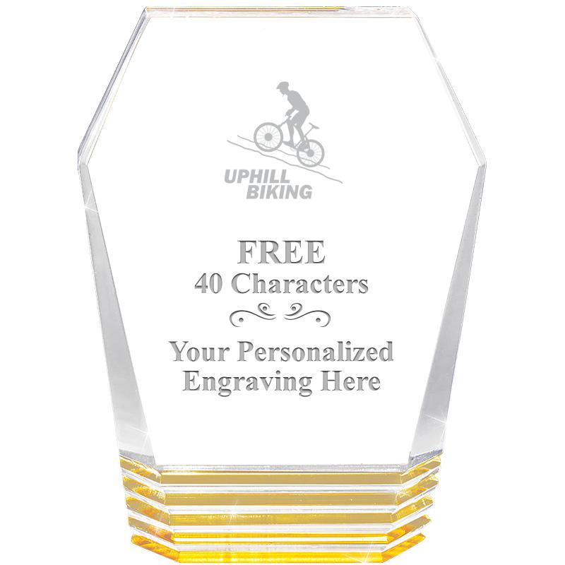 5" MONUMENT GOLD ROCKWELL ACRY