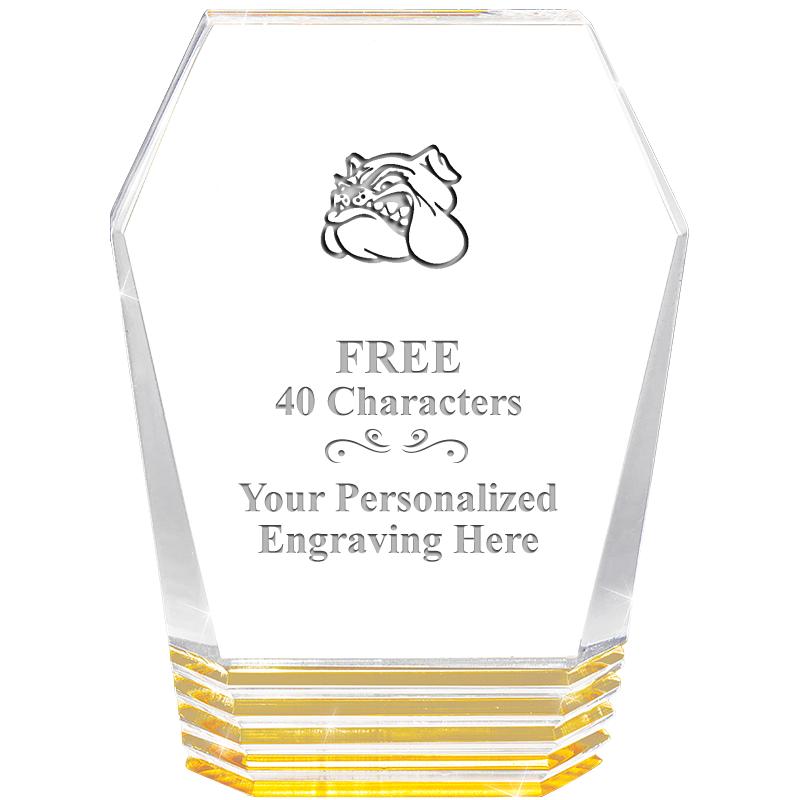 5" MONUMENT GOLD ROCKWELL ACRY