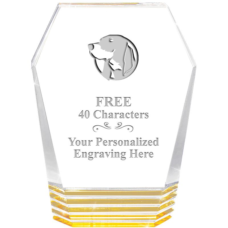 5" MONUMENT GOLD ROCKWELL ACRY