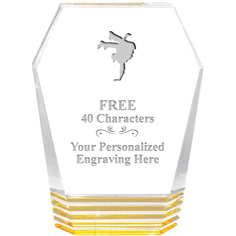 5" MONUMENT GOLD ROCKWELL ACRY