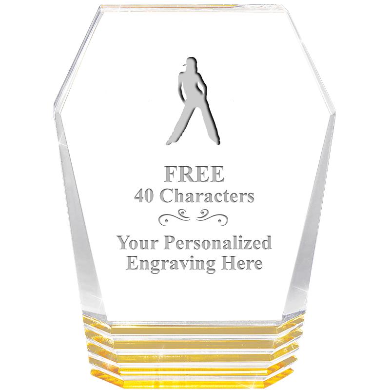 5" MONUMENT GOLD ROCKWELL ACRY