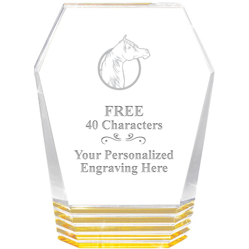 5" MONUMENT GOLD ROCKWELL ACRY