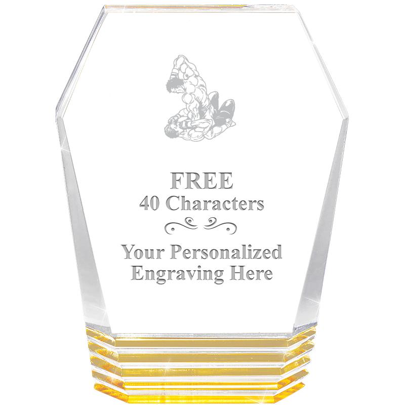 5" MONUMENT GOLD ROCKWELL ACRY