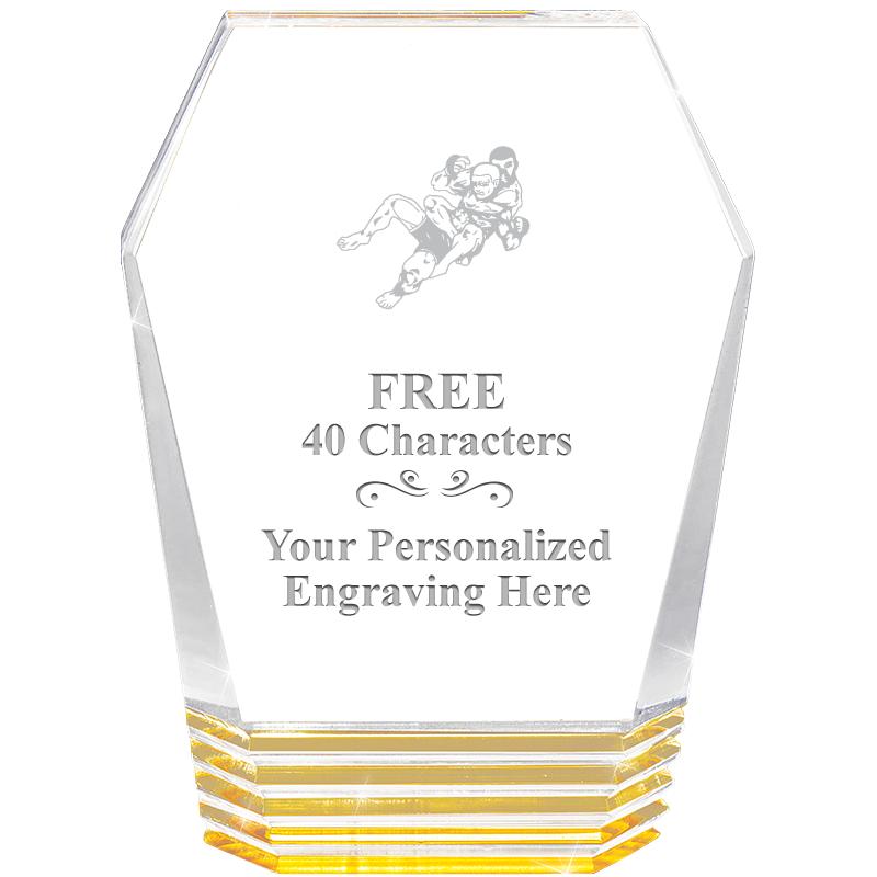 5" MONUMENT GOLD ROCKWELL ACRY