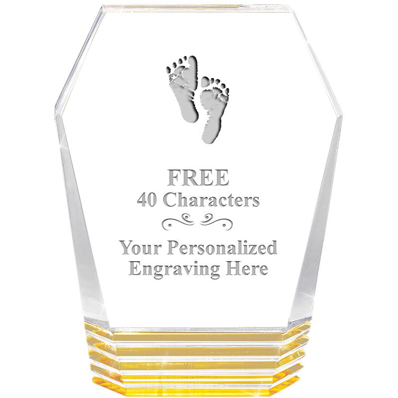 5" MONUMENT GOLD ROCKWELL ACRY