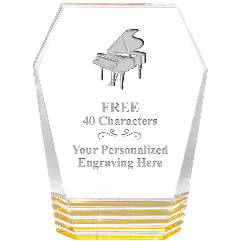 5" MONUMENT GOLD ROCKWELL ACRY