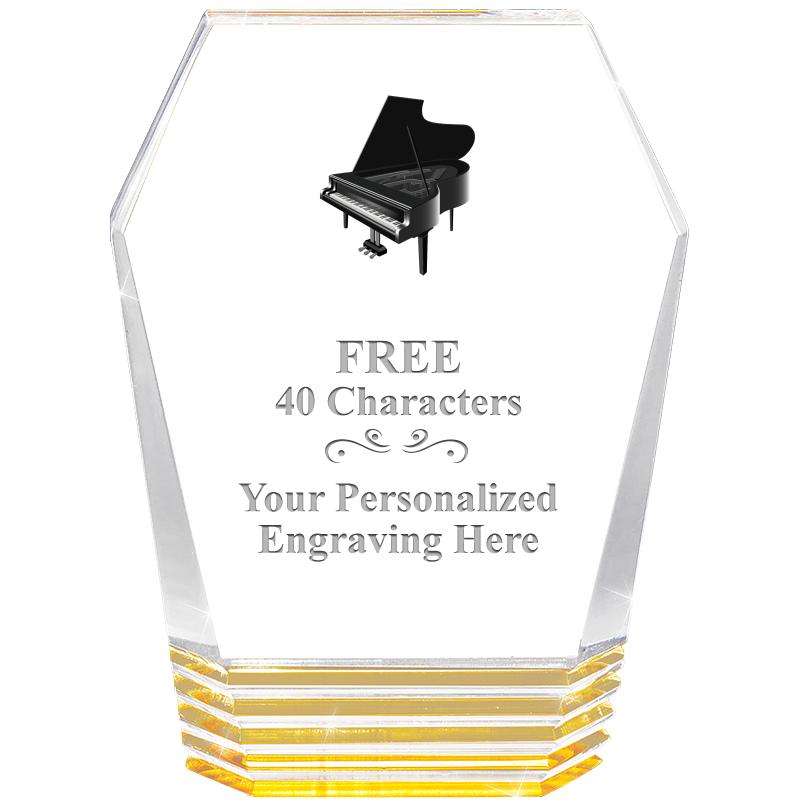 5" MONUMENT GOLD ROCKWELL ACRY