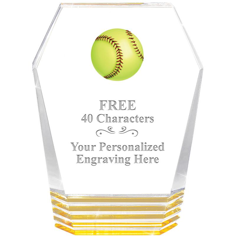 5" MONUMENT GOLD ROCKWELL ACRY