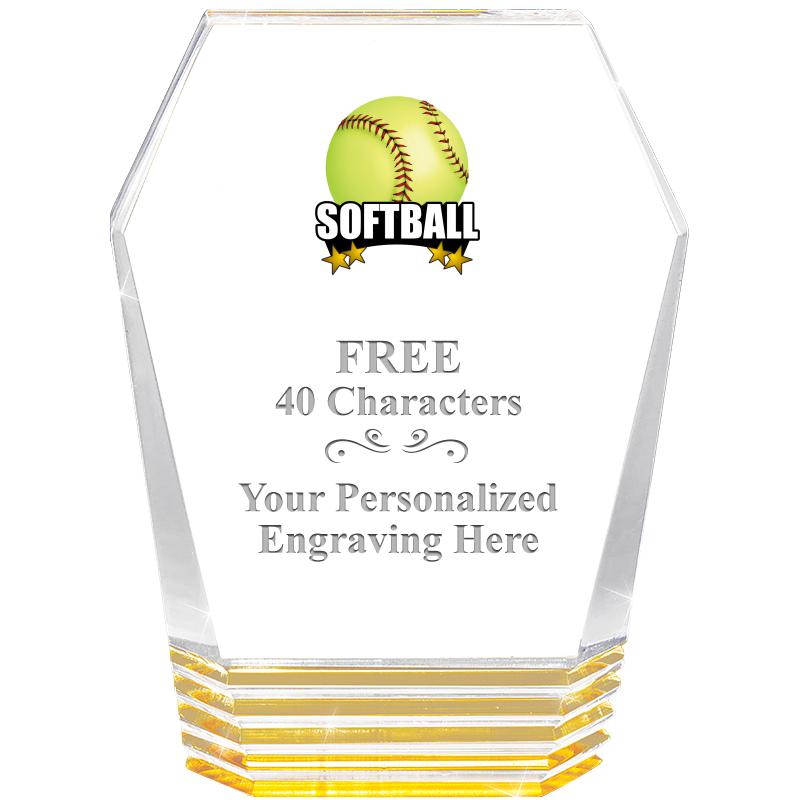 5" MONUMENT GOLD ROCKWELL ACRY