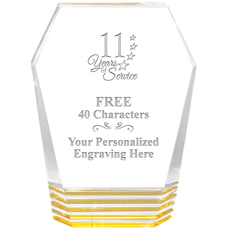 5" MONUMENT GOLD ROCKWELL ACRY