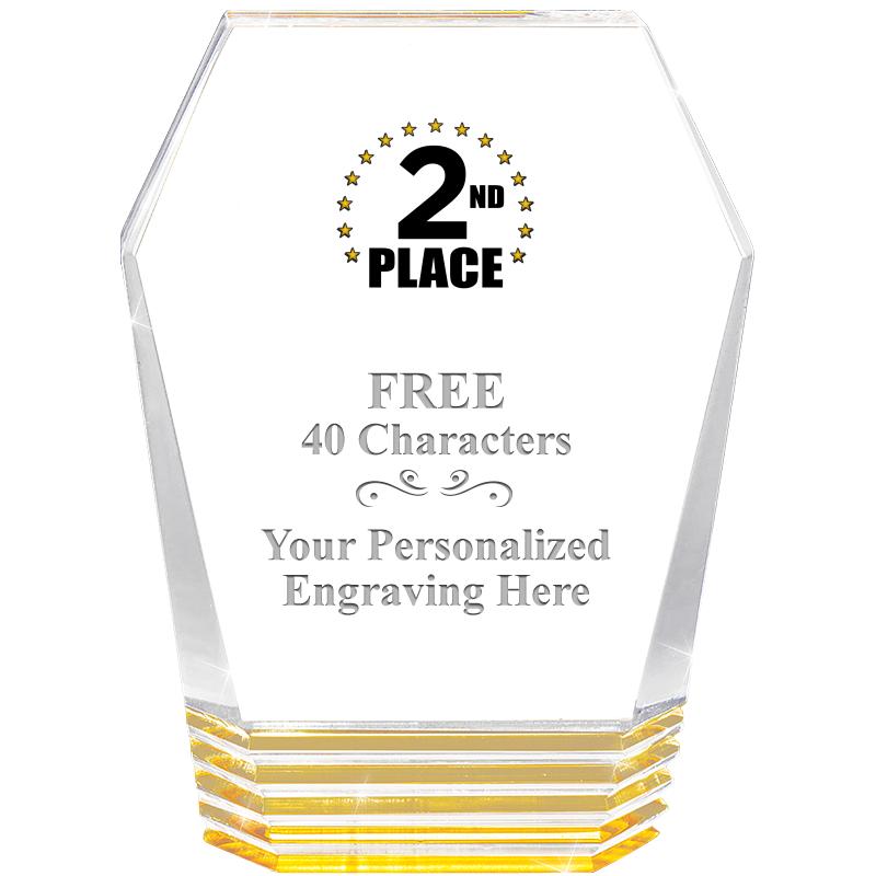 5" MONUMENT GOLD ROCKWELL ACRY