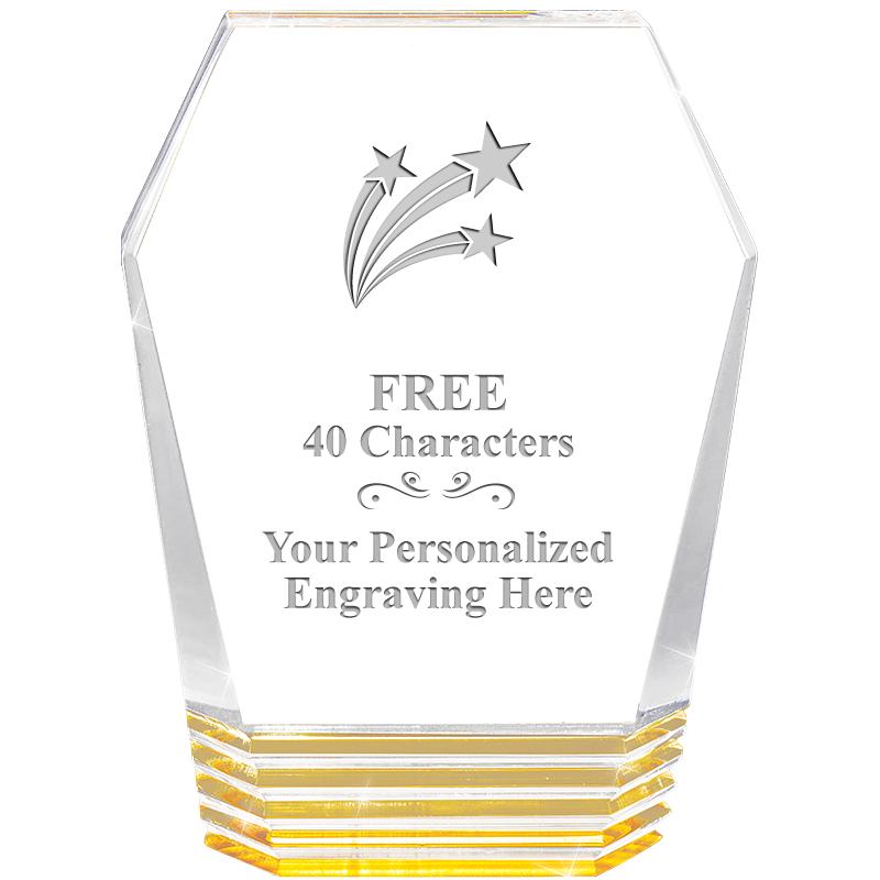 5" MONUMENT GOLD ROCKWELL ACRY