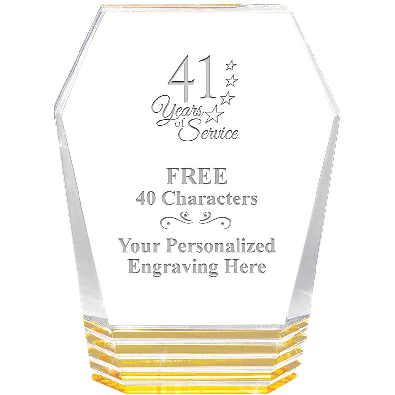 5" MONUMENT GOLD ROCKWELL ACRY