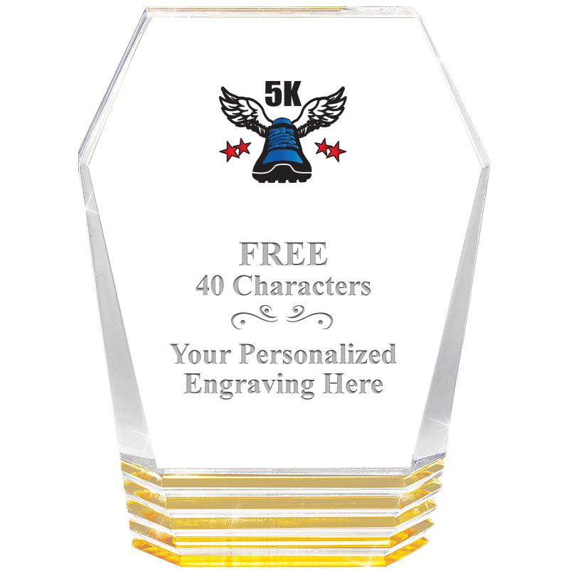 5" MONUMENT GOLD ROCKWELL ACRY