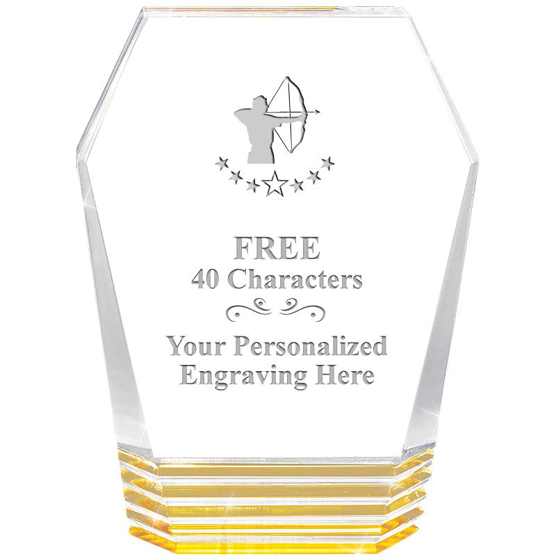 5" MONUMENT GOLD ROCKWELL ACRY