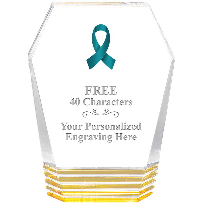 5" MONUMENT GOLD ROCKWELL ACRY