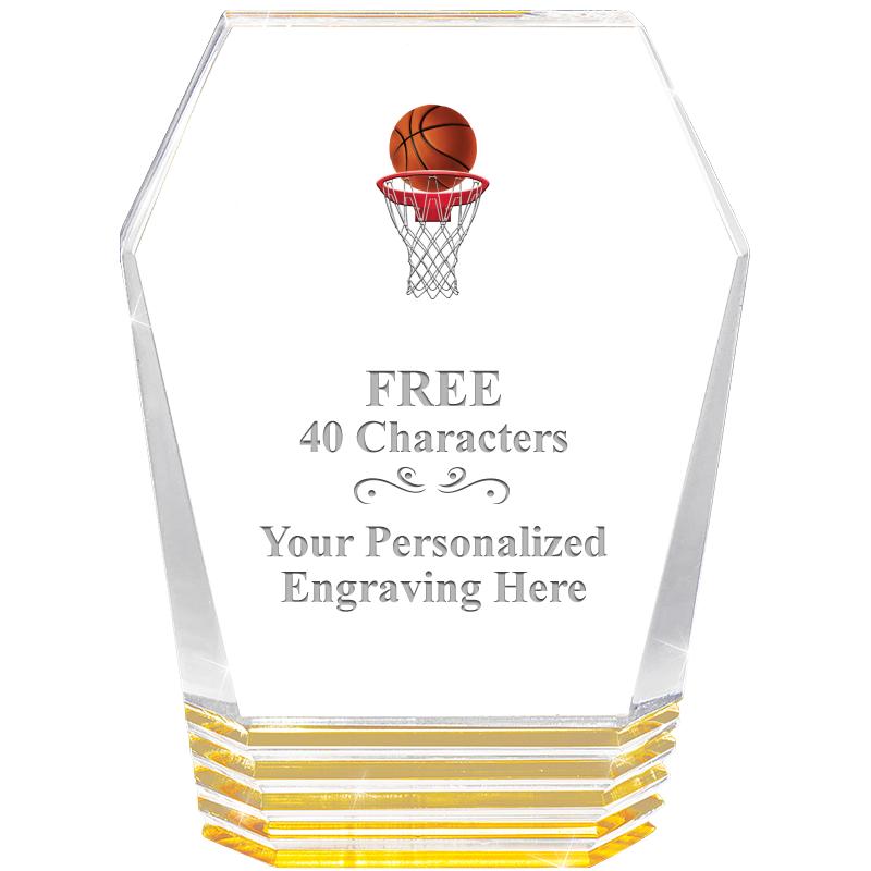 5" MONUMENT GOLD ROCKWELL ACRY